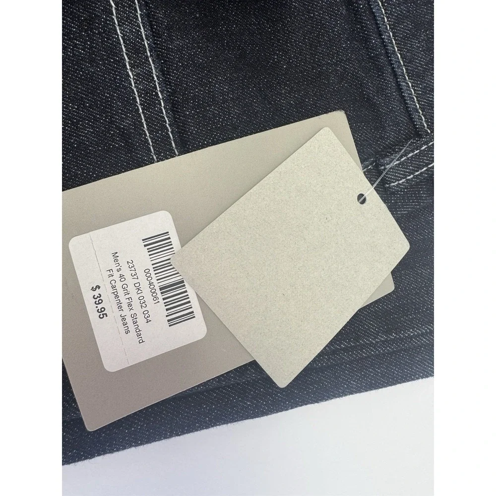 Duluth Trading Mens 40 Grit Flex Relaxed Fit Jeans Blue denim Size 32x34 NWT